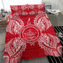 Polynesian Bedding Set - Cook Islands Duvet Cover Set - Red Turtle 6