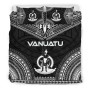 Vanuatu Polynesian Chief Duvet Cover Set - Black Version 3