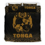Tonga Duvet Cover Set - Gold Fog Style 1