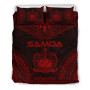 Samoa Polynesian Chief Duvet Cover Set - Red Version 1