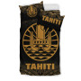 Tahiti Duvet Cover Set - Gold Fog Style 3