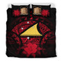 Tokelau Duvet Cover Set - Tokelau Flag & Red Hibiscus 1