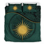 Marshall Islands Duvet Cover Set - Marshall Islands Coat Of Arms & Flag Green 1