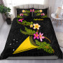 Tokelau Polynesian Bedding Set - Plumeria Tribal 1