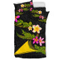 Tokelau Polynesian Bedding Set - Plumeria Tribal 2