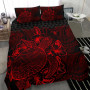 Polynesian Bedding Set - Cook Islands Duvet Cover Set Father And Son Purple 6