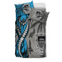 Tuvalu Custom Personalized Bedding Set - Classical Coconut Tree 3