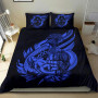 Guam Polynesian Personalised Bedding Set - Legend Of Guam (Blue) 5