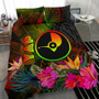 Pohnpei Bedding Set - Plumeria Flowers Style 6