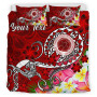 CNMI (Custom Personalised) Bedding Set - Turtle Plumeria (Red) 3