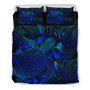 Polynesian Bedding Set - Kosrae Duvet Cover Set Blue Color 2