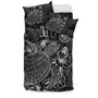 Polynesian Bedding Set - Federated States Of Micronesia Duvet Cover Set Black Color 3