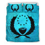 Pohnpei Duvet Cover Set - Pohnpei Flag Turquoise 2