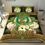 Palau Polynesian Custom Personalised Bedding Set - Plumeria Tribal 5