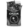 Chuuk Polynesian Chief Duvet Cover Set - Black Version 2