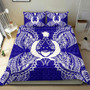 Polynesian Bedding Set - Pohnpei Duvet Cover Set Map Blue 2