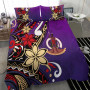Marshall Islands Bedding Set - Tribal Flower Special Pattern Red Color 6