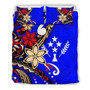 Hawaii Bedding Set - King Of Hawaii With Hawaiian Girls Brown Version 5