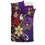 Pohnpei Bedding Set - Tribal Flower With Special Turtles Purple Color 2