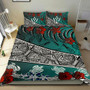 Kosrae Polynesian Bedding Set - Lizard And Turtle Green 1