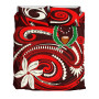 Pohnpei Bedding Set - Vortex Style Red Color 3