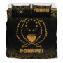 Pohnpei Duvet Cover Set - Gold Fog Style 1