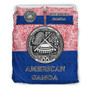 American Samoa Duvet Cover Set - Flag Coat Of Arms Style 1