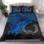 Pohnpei Polynesian Duvet Cover Set - Polynesian Blue Turtle 1