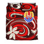 Tahiti Bedding Set - Vortex Style Red Color 3