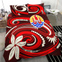 Hawaii Personalised Bedding Set - Kanaka Maoli With Polynesian Pattern In Heartbeat Style (Reggae) 6