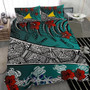 Tokelau Polynesian Bedding Set - Lizard And Turtle Green 3