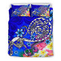 Polynesian Bedding Set - Turtle Plumeria Blue Color 3