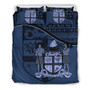 Fiji Duvet Cover Set - Fiji Flag & Coat Of Arms Blue 2