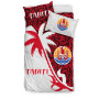 Tahiti Duvet Cover Set - Tahiti Coat Of Arms & Coconut Tree 3