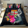 Polynesian Bedding Set - Fiji Duvet Cover Set Tropical Flowers 1