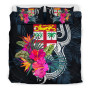 Tuvalu Polynesian Chief Duvet Cover Set - Red Version 4