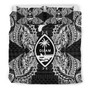 Polynesian Bedding Set - Guam Duvet Cover Set Map Black 3