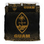 Guam Duvet Cover Set - Gold Fog Style 1