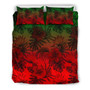 Polynesian Bedding Set - Red Hibiscus Patterns 3