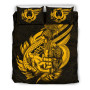 Polynesian Bedding Set - Pohnpei Duvet Cover Set Father And Son Gold 3