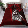 Kosrae Micronesian Bedding Set Red - Turtle With Hook 1