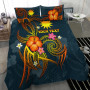 Nauru Polynesian Personalised Bedding Set - Legend Of Nauru (Blue) 2