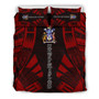 Norfolk Island Duvet Cover Set - Polynesian Tattoo Red 2