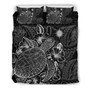 Polynesian Bedding Set - Marshall Islands Duvet Cover Set Black Color 2