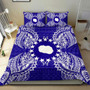 Polynesian Bedding Set - Cook Islands Duvet Cover Set Map Blue 2