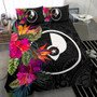 Yap Bedding Set - Polynesian Hibiscus Pattern 1