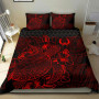 Polynesian Bedding Set - Yap Duvet Cover Set Map Red 4