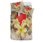 Samoa Bedding Set - Polynesian Hook And Hibiscus (Reggae) 6