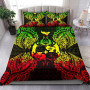 Polynesian Bedding Set - Tonga Duvet Cover Set Map Reggae 1