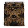 Guam Duvet Cover Set - Guam Flag & Coat Of Arms Brown 4